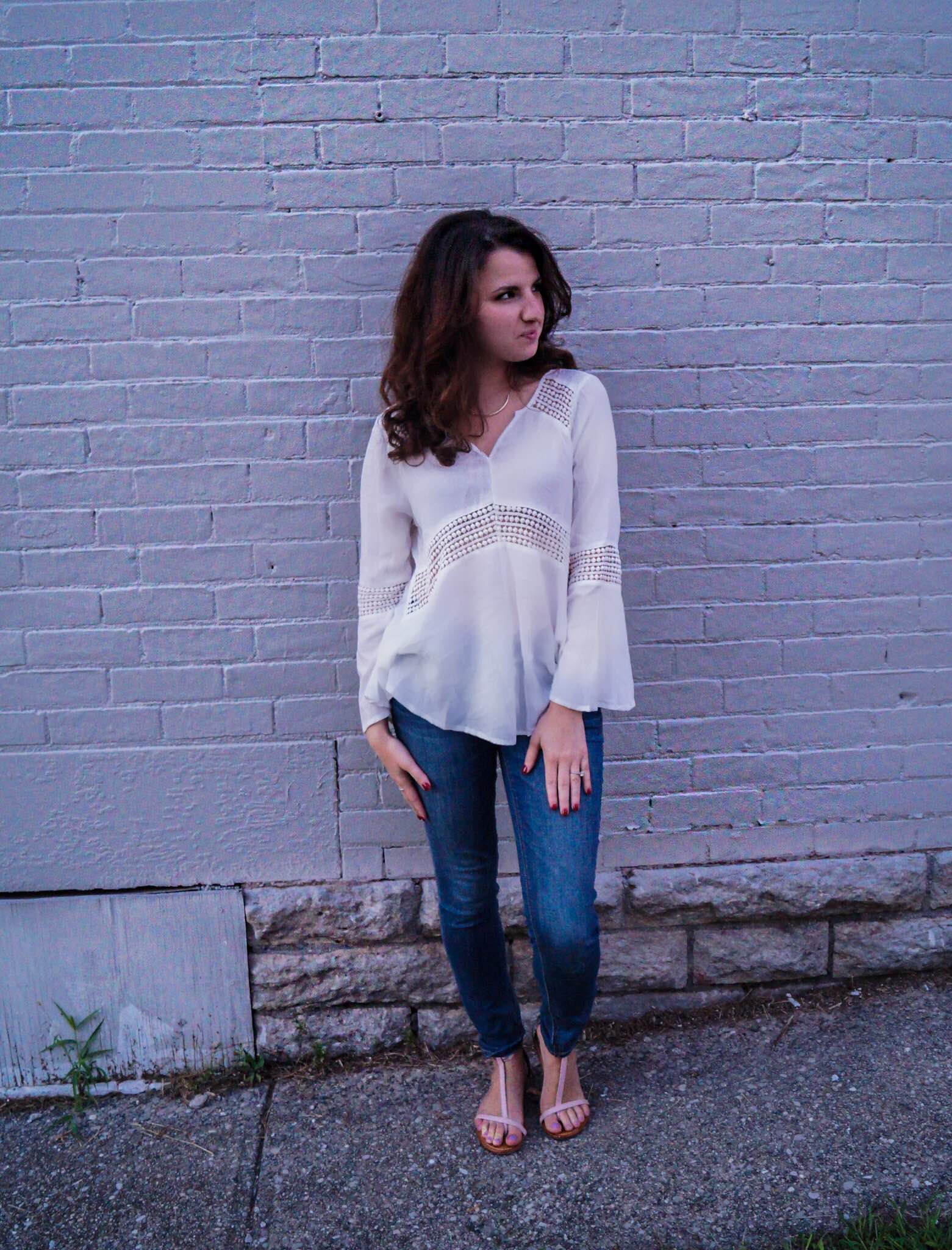 express bell sleeve top